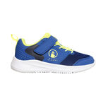 Quiet Please Tennisschoenen Quiet Please Courtstyler Velcro Allcourt Schoen Kinderen-Blauw,Geel