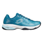 Lotto Tennisschoenen Lotto Mirage 300 III SPD Allcourt Schoen Heren-Turkoois,Wit