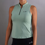 Endless Tanktop Endless Glam Polo Dames-Groen,Donkerblauw