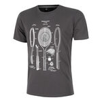 Quiet Please Kleding Quiet Please Endlessly Rackitecture T-shirt Heren-Antraciet,Wit