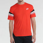 Bullpadel Kleding Bullpadel Aguzo T-shirt Heren - rood, wit