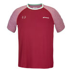 Babolat Kleding Babolat Crew Neck Lebron T-shirt Heren-Wijnrood