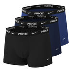 Nike Kleding Nike Everyday Cotton Strech Trunk Boxershort Verpakking 3 Stuks Heren-Donkerblauw,Blauw