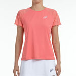 Bullpadel Kleding Bullpadel Dedale T-shirt Dames-Koraal