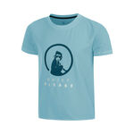 Quiet Please Kleding Quiet Please Create Trainings T-shirt Jongens-Lichtblauw,Veelkleurig