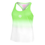 BIDI BADU Kleding BIDI BADU Crew Gradiant Tanktop Dames-Neongroen,Wit