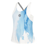 BIDI BADU Kleding BIDI BADU Watercolour Tanktop Dames-Wit,Blauw