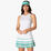 Long Deco Stripe Pleated Skirt
