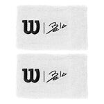 Wilson Kleding Wilson BelaExtraWideIIZweetband-Wit
