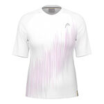 HEAD Kleding HEAD Performance T-shirt Dames-Wit,Berry