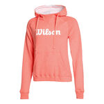 Wilson Kleding Wilson Script Sweater Met Capuchon Dames-Koraal