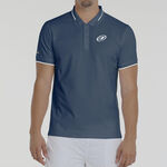 Bullpadel Kleding Bullpadel Leiro 25V Polo Heren-Donkerblauw