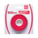 Wilson Overgrips Wilson Dry Verpakking 3 Stuks-Rood