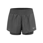 Nike Kleding Nike Dri-Fit One Mid Rise 2in1 3in Shorts Dames - grijs, zwart