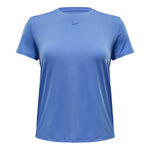 Nike Kleding Nike One Dri-Fit T-shirt Dames - lichtblauw, zwart