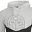 Lunis Lifestyle Hoody - dark grey/ mint