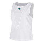 Diadora Tenniskleding Diadora Match Tanktop Dames-wit