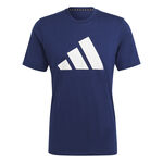 adidas Kleding adidas Training Essential Feel Ready Logo T-shirt Heren-Donkerblauw,Wit