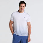 Original Penguin Kleding Original Penguin Performance Net Block T-shirt Heren-Wit