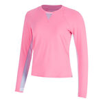Lucky in Love Kleding Lucky in Love High Low Breezy Longsleeve Dames-Roze