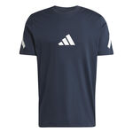 adidas Kleding adidas Z.N.E. T-shirt Heren-Donkerblauw,Wit