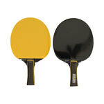 Tennis-Point Fitnessaccessoires Tennis-Point Tischtennis-Set Plus Tas,Plus 3x Bälle-Zwart,Geel
