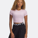 Under Armour Kleding Under Armour Rival Rib T-shirt Dames-Pink