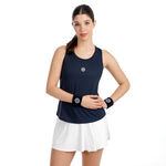 BIDI BADU Tenniskleding BIDI BADU Crew Racerback Tanktop Dames-donkerblauw