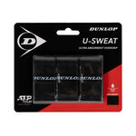 Dunlop Overgrips Dunlop  U-Sweat Verpakking 3 stuks - zwart